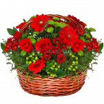 Композиция в корзине "Сладкая жизнь"